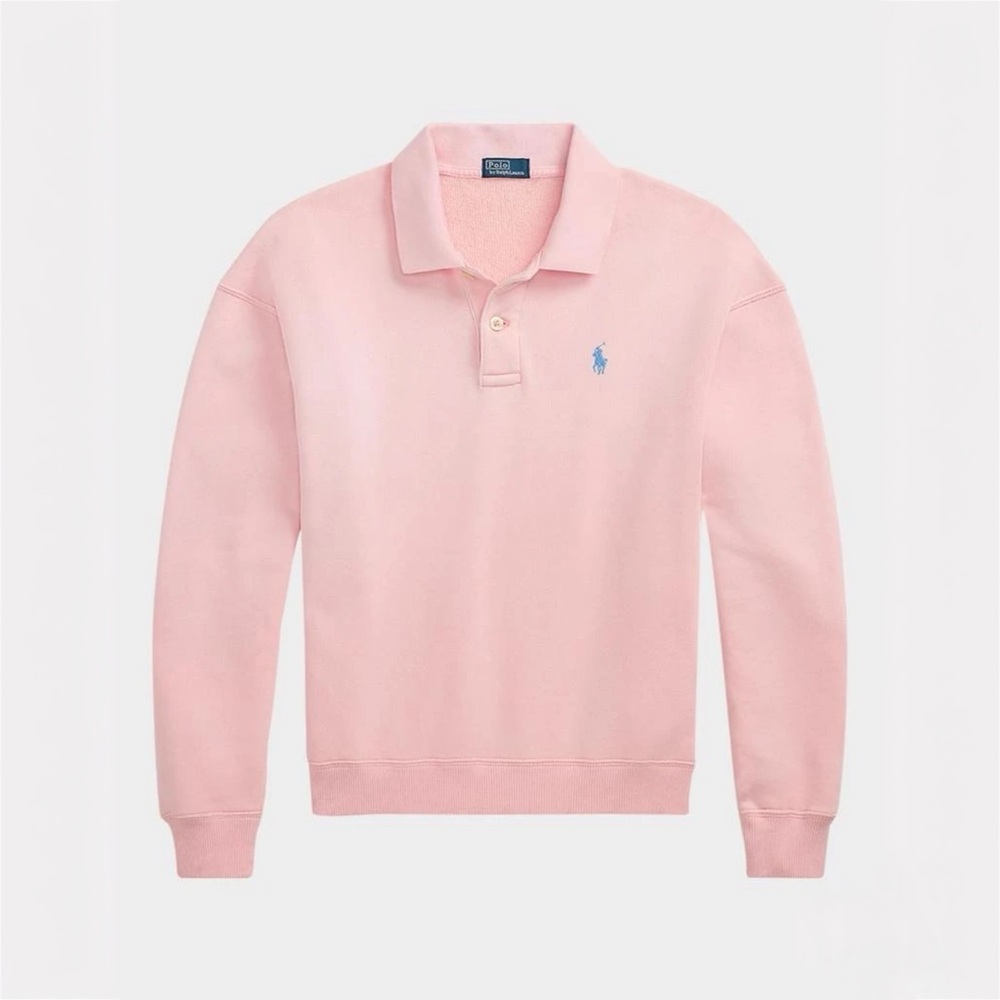 Polo Ralph Lauren Lightweight Fleece Polo
Color: Pink Sand - Picture 6 of 15